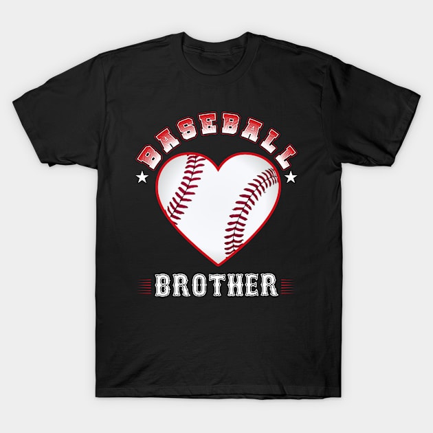 Brother Baseball Team Family Matching Gifts Funny Sports Lover Player T-Shirt by uglygiftideas